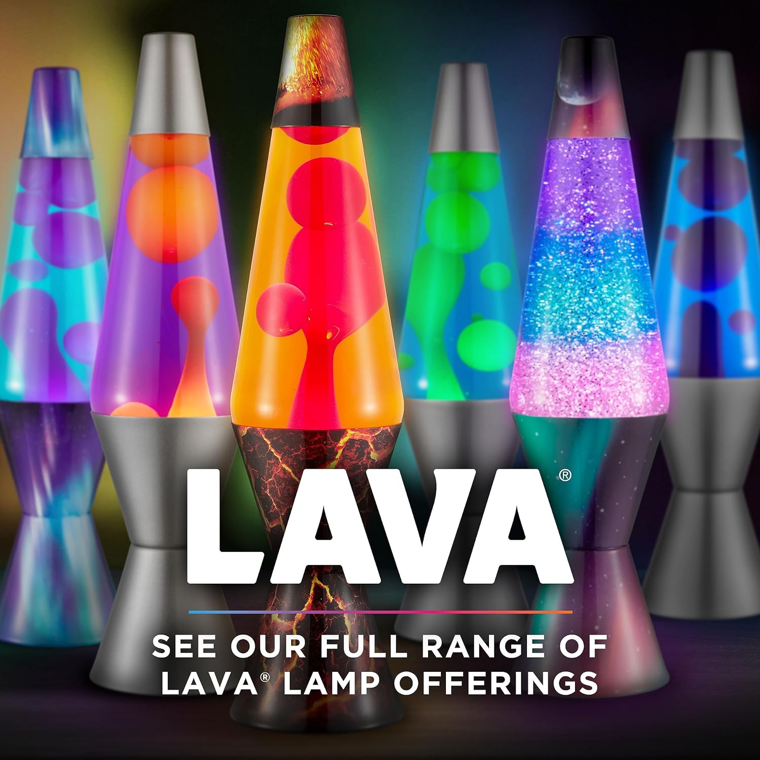 Lava? Lamp - 14.5 Cosmic Wave - The Original Motion Light - Purple Wax and Blue Liquid - Item #2633 (Amazon Exclusive) - Image 6